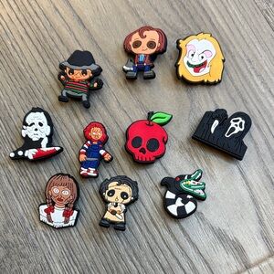 Horror Character Shoe Charms Set